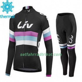 Radbekleidung Radtrikot Langarm + Lang Radhose 2015 CCC Liv Damen Winter Thermal Fleece N001